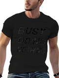 Busy Doing Nothing Graphic T-Shirt