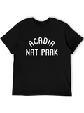 Acadia National Park Black T-Shirt