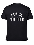 Acadia National Park Black T-Shirt