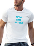 Apna Time Aayega Black T-Shirt