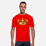 Monarch king royal golden crown vector image