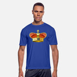Monarch king royal golden crown vector image