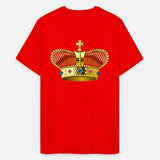 Monarch king royal golden crown vector image