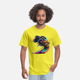 Monster Truck Jump Off Road Vehicle Colorful Dirt