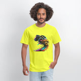 Monster Truck Jump Off Road Vehicle Colorful Dirt