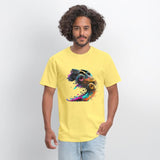 Monster Truck Jump Off Road Vehicle Colorful Dirt