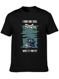 Fossil Fish T-Shirt:  Humorous Pet Design