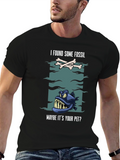 Fossil Fish T-Shirt:  Humorous Pet Design