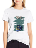 Fossil Fish T-Shirt:  Humorous Pet Design