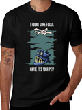 Fossil Fish T-Shirt:  Humorous Pet Design
