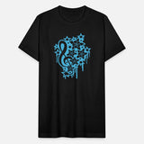 Music Clef Note Stars Graffiti Spray Flowers Sound