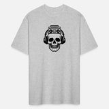 Music Head, skull, boombox, streetwear