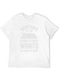 Newtons First Law Funny Physics T-Shirt