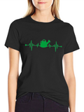 Gardening Heartbeat T-Shirt