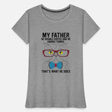 My Father He Drinks Coffee And He Knows Things