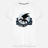 Mystical Dragon Silhouette