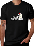 Merry Christmas Polar Bear Graphic Tee