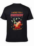 Money For Everybody Funny Cat Christmas T-Shirt