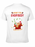 Money For Everybody Funny Cat Christmas T-Shirt