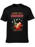 Money For Everybody Funny Cat Christmas T-Shirt