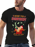 Money For Everybody Funny Cat Christmas T-Shirt