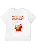 Money For Everybody Funny Cat Christmas T-Shirt