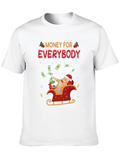 Money For Everybody Funny Cat Christmas T-Shirt