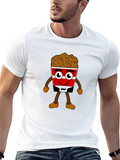 Cartoon Chicken Bucket T-Shirt