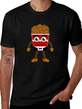 Cartoon Chicken Bucket T-Shirt