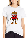 Cartoon Chicken Bucket T-Shirt