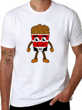 Cartoon Chicken Bucket T-Shirt