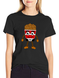 Cartoon Chicken Bucket T-Shirt