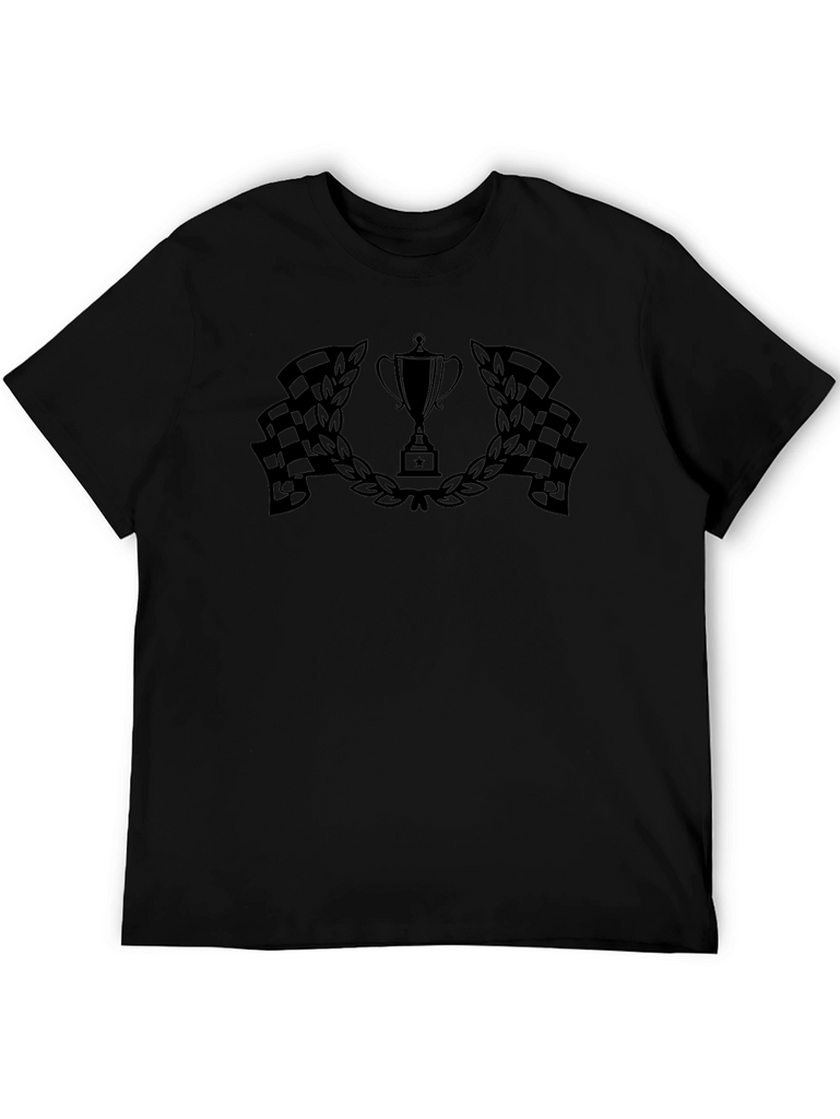 Racing Trophy Graphic Tee - Black
