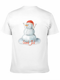 God Jul Snowman Graphic Tee - Holiday Cheer!
