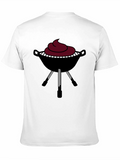 BBQ Grill Graphic Tee - Black T-Shirt