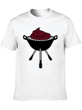 BBQ Grill Graphic Tee - Black T-Shirt