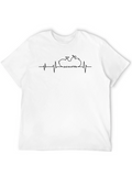 Pulse of Life Motorcycle Graphic T-Shirt