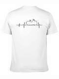 Pulse of Life Motorcycle Graphic T-Shirt