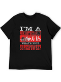 Physiotherapist Superpower T-Shirt - Black
