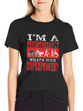 Physiotherapist Superpower T-Shirt - Black