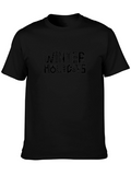 Winter Holidays Black Graphic Tee