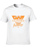 Earthly California Beach Paradise Black T-Shirt