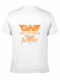 Earthly California Beach Paradise Black T-Shirt