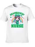 Shamrockin Nurse T-Shirt - St. Patricks Day Apparel