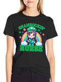 Shamrockin Nurse T-Shirt - St. Patricks Day Apparel