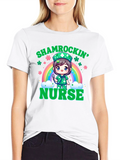 Shamrockin Nurse T-Shirt - St. Patricks Day Apparel