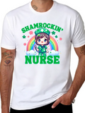 Shamrockin Nurse T-Shirt - St. Patricks Day Apparel