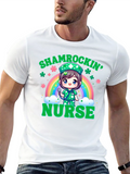 Shamrockin Nurse T-Shirt - St. Patricks Day Apparel
