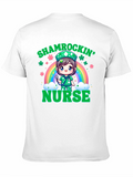Shamrockin Nurse T-Shirt - St. Patricks Day Apparel