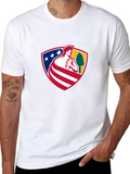 Patriotic Rugby Player T-Shirt